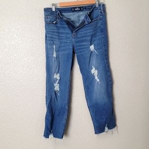 Hollister high-rise slim straight jeans 30x24